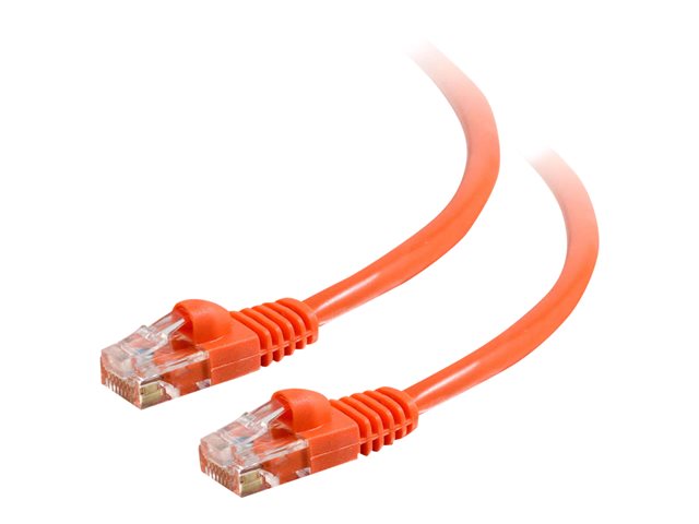 C2G Cat5e Booted Unshielded (UTP) Network Patch Cable - patch cable - 7 m - orange