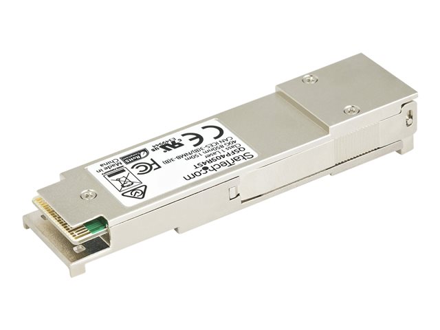 Startech MSA Uncoded Compatible QSFP+ Module, 40GBASE-SR4, 40GbE Multi Mode (MMF) Fiber Optic Transceiver, 40GE Gigabit Ethernet QSFP+, MPO Connector, 100m, 850nm, DDM, 40 Gbps QSFP+ - Lifetime Warranty (QSFP40SR4ST) - QSFP+ transceiver module - 40GbE - 4