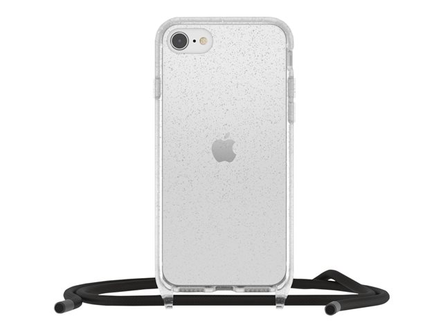 OtterBox React Series - Back cover for mobile phone - necklace - stardust (clear glitter) - for Apple iPhone 7, 8, SE (2nd generation), SE (3rd generation)