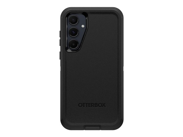 OtterBox Defender Series - Back cover for mobile phone - rugged - polycarbonate, synthetic rubber - black