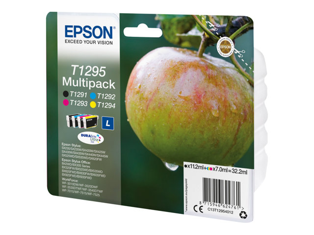 Epson T1295 Multipack - 4-pack - black, yellow, cyan, magenta - original - ink cartridge