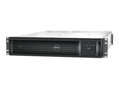 Dell Smart-UPS 3000VA LCD RM - UPS (rack-mountable) - AC 220/230/240 V - 2700 Watt - 3000 VA - Ethernet 10/100, RS-232, USB - output connectors: 9 - 2U - black - with APC SmartConnect