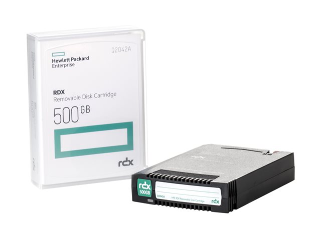 HPE RDX - RDX cartridge x 1 - 500 GB - storage media
