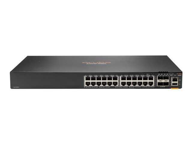 HPE Aruba 6200F 24G 4SFP+ Switch - switch - 28 ports - Managed - rack-mountable