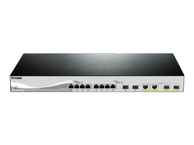 D-Link Web Smart DXS-1210-12TC - switch - 12 ports - Managed - rack-mountable