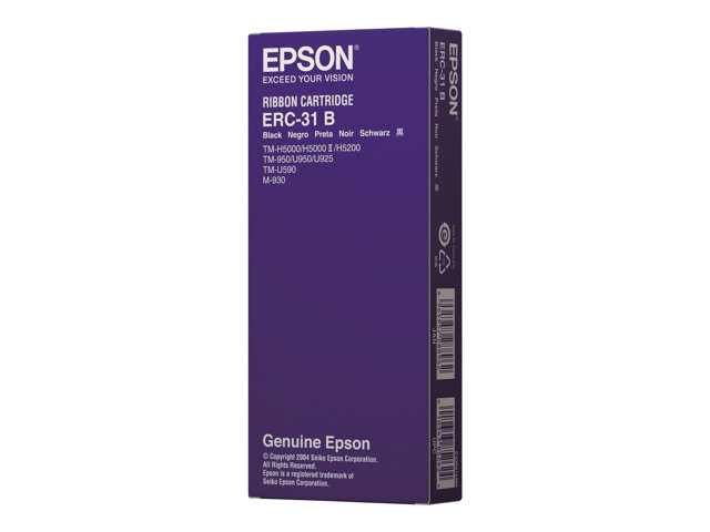 Epson ERC 31B - Print ribbon - 1 x black