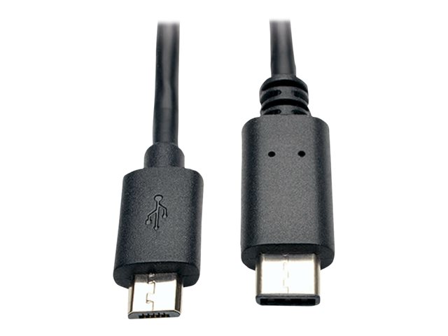 Eaton Tripp Lite Series USB Micro-B to USB-C Cable - USB 2.0, (M/M), 6 ft. (1.83 m) - USB-C cable - 24 pin USB-C to Micro-USB Type B - 1.83 m