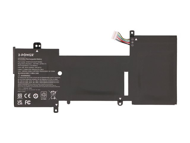 2-Power Main Battery Pack - laptop battery - 11.4 V - Li-pol - 3400 mAh - 39 Wh