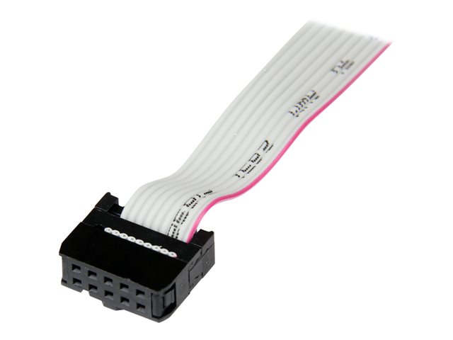 StarTech.com 16in (40cm) 9 Pin Serial Male to 10 Pin Motherboard Header Slot Plate - motherboard Serial Port Adapter (PLATE9M16) - serial panel - DB-9 to 10 PIN IDC - 41 cm
