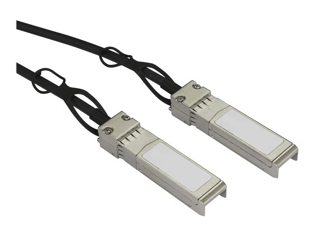 StarTech.com MSA Uncoded Compatible 2m 10G SFP+ to SFP+ Direct Attach Breakout Cable Twinax, 10 GbE SFP+ Copper DAC 10 Gbps Low Power Passive Transceiver Module DAC, 10GE Breakout Cable - Lifetime Warranty (SFP10GPC2M) - 10GBase direct attach cable - SFP+