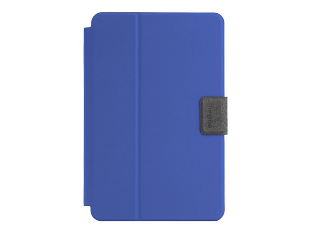 Targus Safe Fit Rotating Universal - Flip cover for tablet - polyurethane - blue