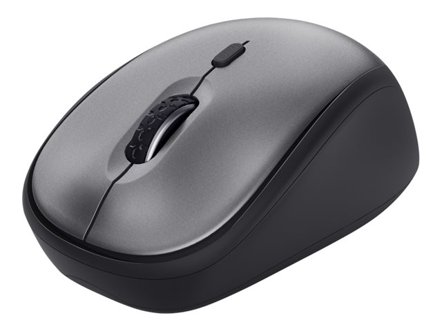 Trust Yvi Plus - mouse - silent - 2.4 GHz - black
