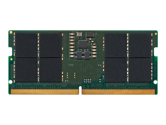 Kingston ValueRAM - DDR5 - module - 16 GB - SO-DIMM 262-pin - 5600 MT/s / PC5-44800 - CL46 - 1.1 V - unbuffered - on-die ECC