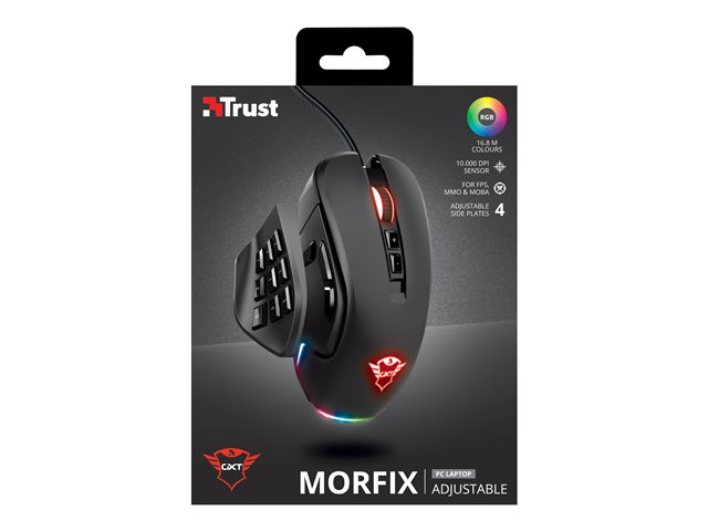 Trust GXT 970 Morfix Customisable - mouse - USB 2.0