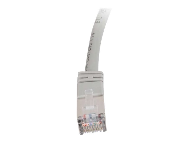 C2G Cat5e Booted Shielded (STP) Network Patch Cable - Patch cable - RJ-45 (M) to RJ-45 (M) - 3 m - STP - CAT 5e - molded - grey