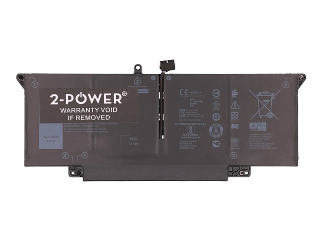 2-Power Main Battery Pack - laptop battery - 7.7 V - Li-pol - 7100 mAh - 52 Wh