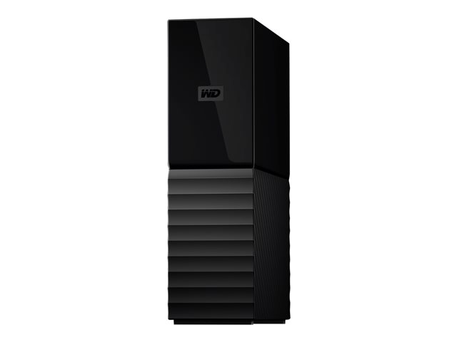 WD My Book WDBBGB0080HBK - Hard drive - encrypted - 8 TB - external (desktop) - USB 3.0 - 256-bit AES - black