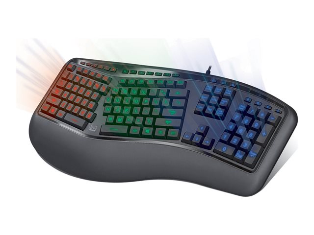 Adesso Tru-Form 150 - keyboard - US - black Input Device