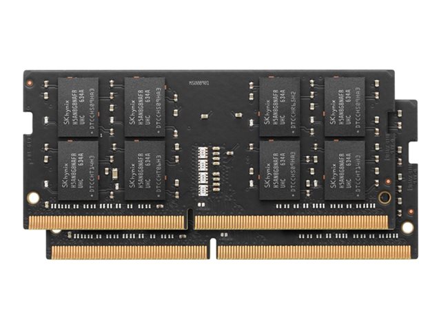 Apple - DDR4 - kit - 32 GB: 2 x 16 GB - SO-DIMM 260-pin - 2400 MHz / PC4-19200 - 1.2 V - unbuffered - non-ECC