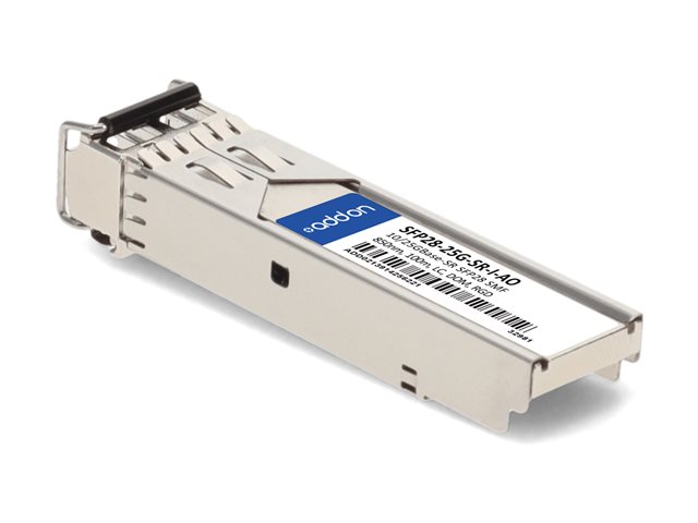AddOn - SFP28 transceiver module (equivalent to: Dell SFP28-25G-SR-I) - 25GbE - 25GBase-LR - LC multi-mode - up to 100 m - 850 nm - TAA Compliant