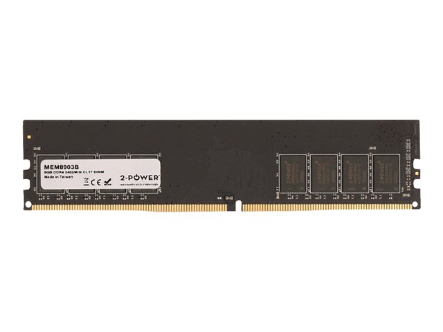 2-Power - DDR4 - 8 GB - DIMM 288-pin - 2400 MHz / PC4-19200 - CL17 - 1.2 V - unbuffered - non-ECC - for EliteDesk 800 G3 (DIMM), ProDesk 400 G4, 600 G3 (DIMM)