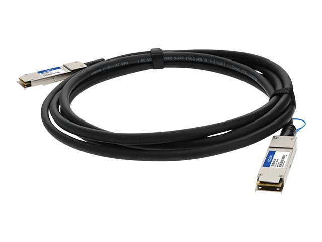 AddOn - 100GBase-CU direct attach cable - TAA Compliant - QSFP28 to QSFP28 - 3 m - twinaxial - passive