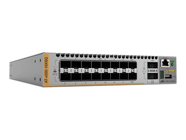 Allied Telesis AT X550-18XTQ - switch - 18 ports - smart - rack-mountable