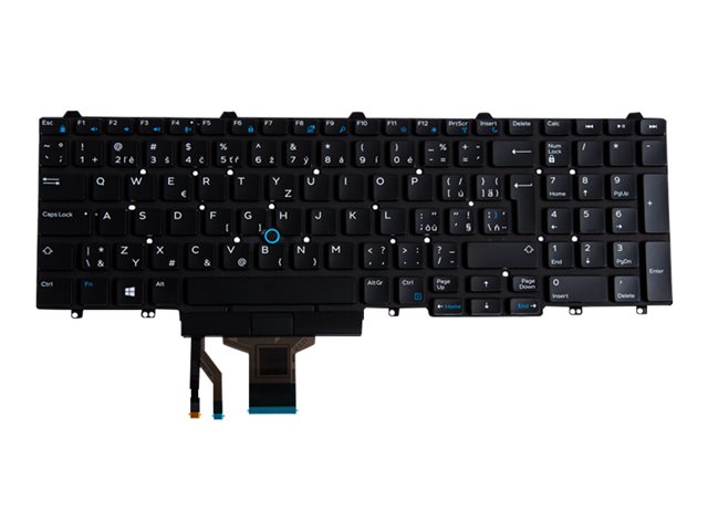 N/B KBD LATITUDE 5580 CZ/SK LAYOUT 107 KEYS NON-BACKLIT DP