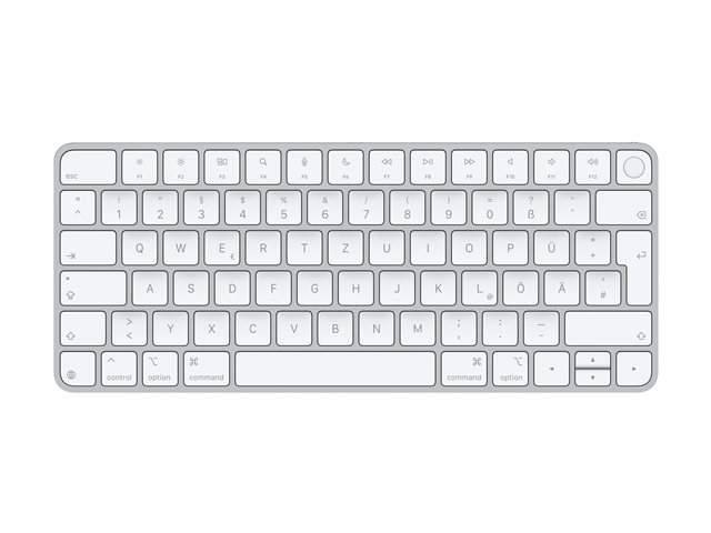 Apple Magic Keyboard with Touch ID - Keyboard - USB-C - wireless - Bluetooth - QWERTZ - German
