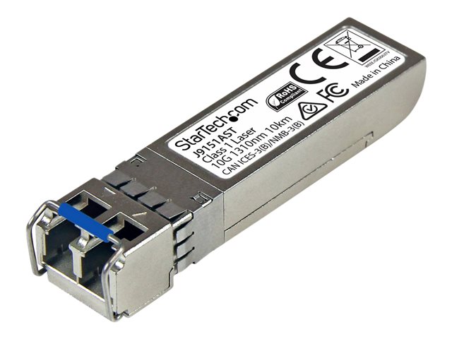 StarTech.com 10 Gb Fiber SFP+ - HP J9151A Compatible - SM LC -10km/6.2 mi - Lifetime Warranty (J9151AST) - SFP+ transceiver module - 10Mb LAN, 100Mb LAN, GigE, 10 GigE