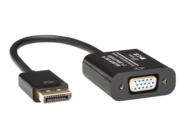 Eaton Tripp Lite Series 6in DisplayPort to VGA Adapter Active Converter DP to VGA M/F DPort 1.2 6" - display adapter - 15.2 cm