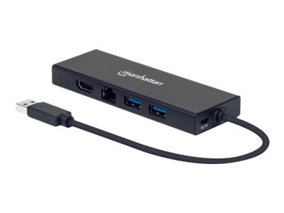 USB-A DOCK/HUB 5-PORT- HDMI/USB-C/NETWORK/2X USB-A
