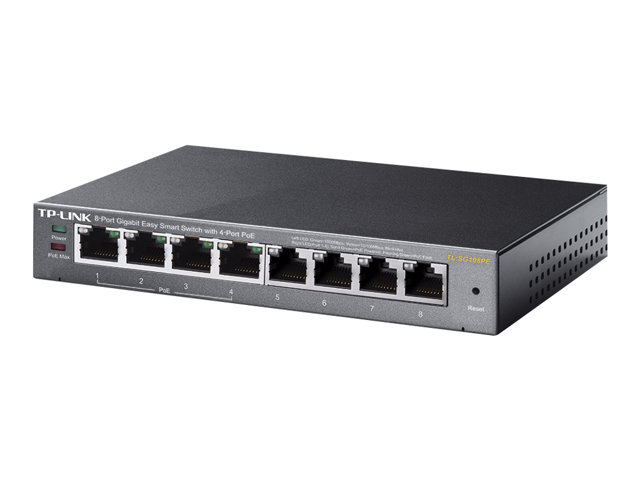 TP-Link Easy Smart TL-SG108PE - v2 - switch - 8 ports - smart