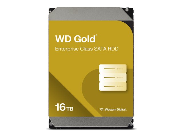 WD Gold WD161KRYZ - Hard drive - 16 TB - internal - 3.5" - SATA 6Gb/s - 7200 rpm - buffer: 512 MB