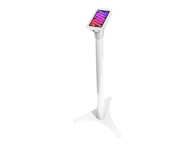 Compulocks iPad Mini 8.3" Space Enclosure Portable Floor Stand mounting kit - portable - for tablet - height-adjustable - white