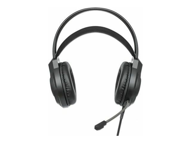 USB GAMING RGB LED HEADSET- OVER EAR VOL/CONTROL