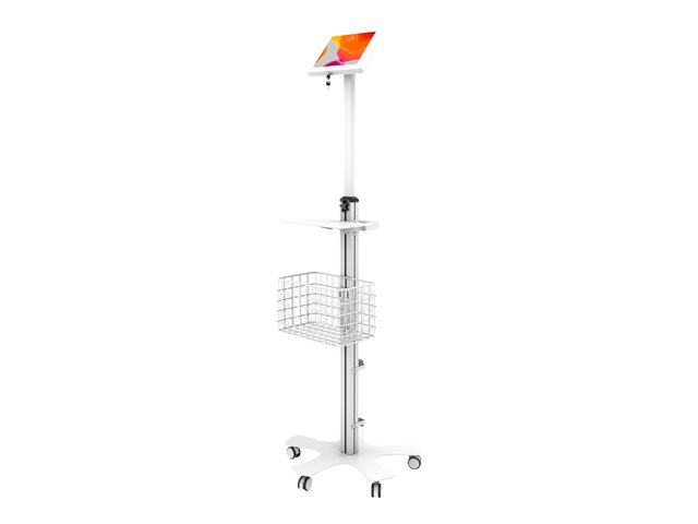 MEDICAL MOBILE FLOOR STAND WITH SMALL PARAGON ENCLOSURE