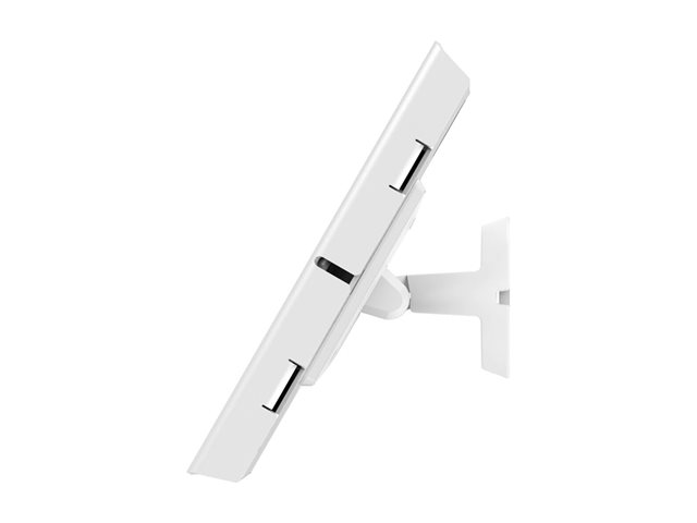 Compulocks iPad Pro M4 13" (2024) Apex Enclosure Tilting Wall Mount - Mounting kit (mount, enclosure) - exposed front/back camera - for tablet - lockable - aluminium, metal frame - white - screen size: 13" - wall-mountable - for Apple 13-inch iPad Pro (M4