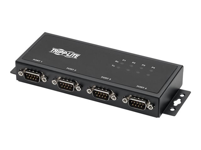 Tripp Lite RS-422/RS-485 USB to Serial FTDI Adapter with COM Retention (USB-B to DB9 F/M), 4 Ports - serial adapter - USB 2.0 - RS-422/485 x 4