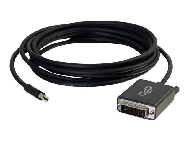 C2G 2m Mini DisplayPort to Single Link DVI-D Adapter Cable M/M - Mini DP to DVI - Black - DisplayPort cable - single link - Mini DisplayPort (M) to DVI-D (M) - 2 m - black