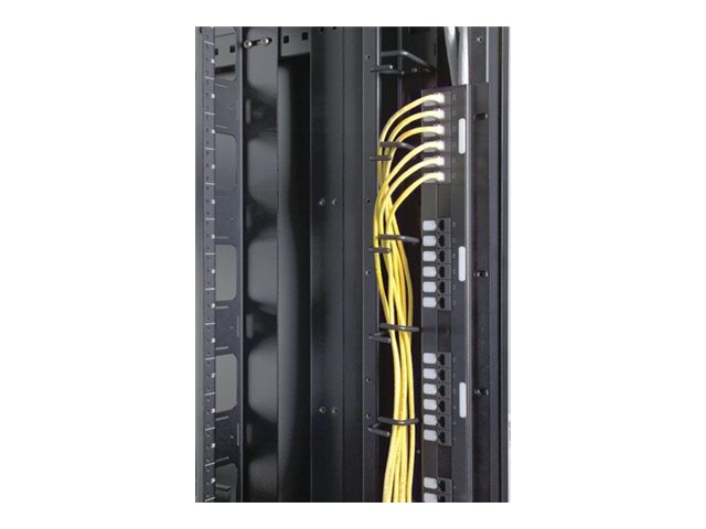 APC Data Distribution Cable - Network cable - TAA Compliant - RJ-45 (F) to RJ-45 (F) - 2.7 m - UTP - CAT 5e - riser - grey