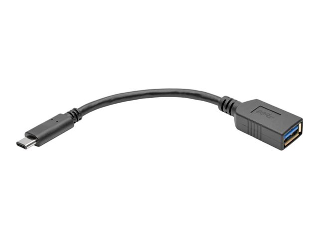 Eaton Tripp Lite Series 6 Inch USB 3.1 Gen 1 5 Gbps Cable USB Type-C USB-C to USB Type A M/F 6" - USB-C cable - USB Type A to 24 pin USB-C - 15.24 cm