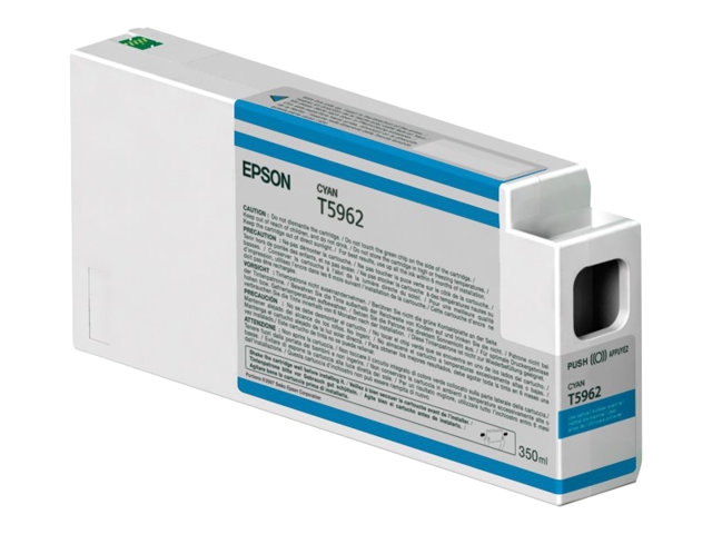 Epson Ink Cartridges, Ultrachrome HDR, T596200, Singlepack, 1 x 350.0 ml Cyan