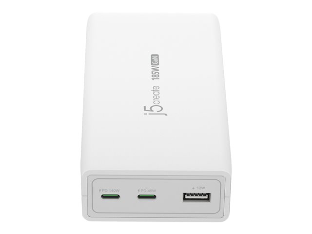 185W GAN PD 3.1 USB-C 3-PORT UK PLUG CHARGER
