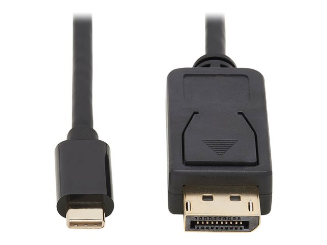 Eaton Tripp Lite Series USB-C to DisplayPort Bi-Directional Active Adapter Cable (M/M), 4K 60 Hz, HDR, Locking DP Connector, 6 ft. (1.8 m) - DisplayPort cable - USB-C (M) reversible to DisplayPort (M) locking - USB 3.1 Gen 1 / Thunderbolt 3 / DisplayPort