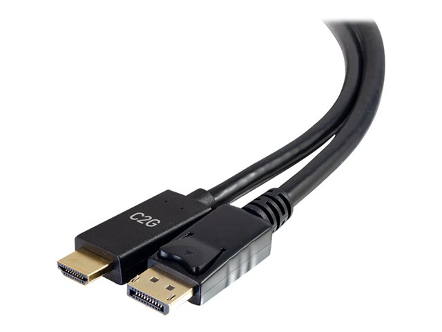 C2G 10ft DisplayPort Male to HDMI Male Passive Adapter Cable - 4K 30Hz - adapter - DisplayPort / HDMI - 3 m