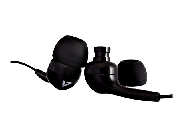 3.5MM STEREO EARBUDS NOISE ISOLATING 1.2M CABLE BLACK