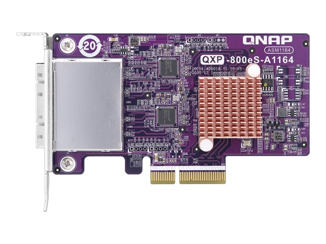 QNAP QXP SATA Expansion Card - storage controller - SATA 6Gb/s / SAS 6Gb/s - PCIe 3.0 x4
