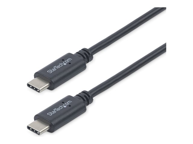 StarTech 1m / 3.3ft USB C to USB C Cable - USB 2.0 Type C Cable - M/M - USB-IF Certified - USB C Charging Cable - USB 2.0 (USB2CC1M) - USB cable - USB-C (M) to USB-C (M) - USB 2.0 - 1 m - black - for P/N: DKT30CHD, HB30C1A1CPD, HB30C3A1CFBW, PEXUS313AC2V