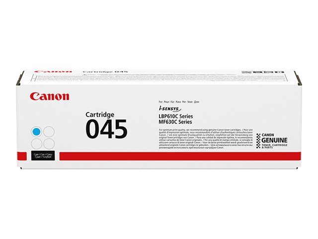 Canon 045 - Cyan - original - toner cartridge - for imageCLASS LBP612Cdw, MF632Cdw, MF634Cdw